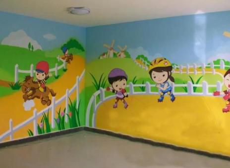 十堰幼儿园墙体彩绘制作流程及注意事项